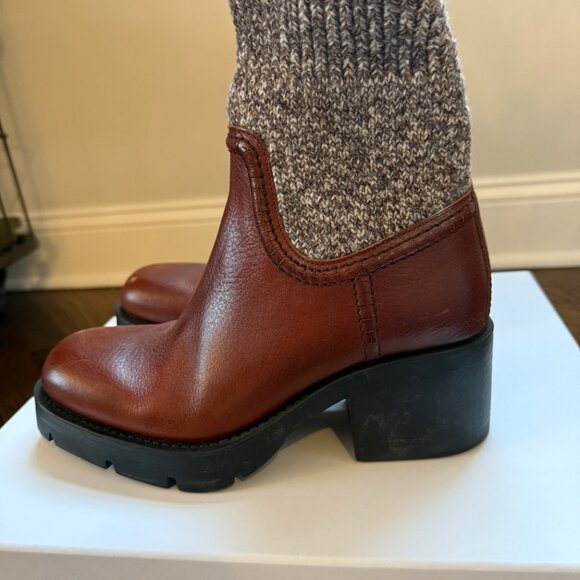 Chloe Brown Neva Ankle Boots Size EU 37.5 - Picture 4 of 14